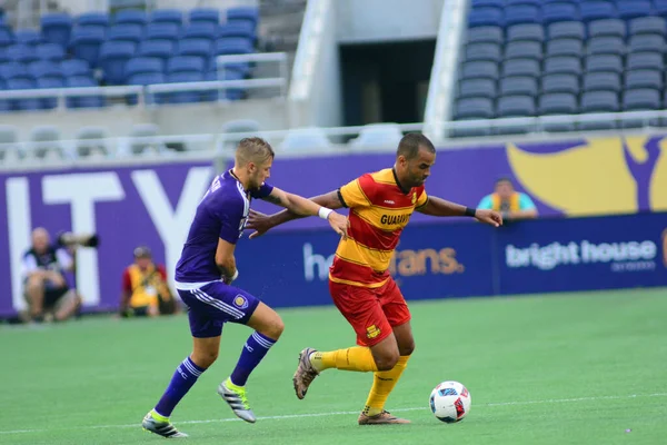 Orlando City Gastheer Van Het Fort Lauderdale Strikers Camping World — Stockfoto