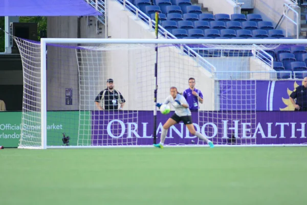 Orlando Pride Gastheer Houston Dash Camping World Stadium Orlando Florida — Stockfoto