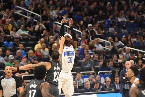 Gli Orlando Magic Ospitano Brooklyn Nets All Amway Center Orlando — Foto Stock