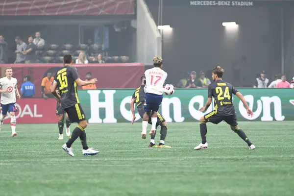 Mls All Star Juventus Mercedez Benz Stadium Atlanta Georgia Den — Stockfoto