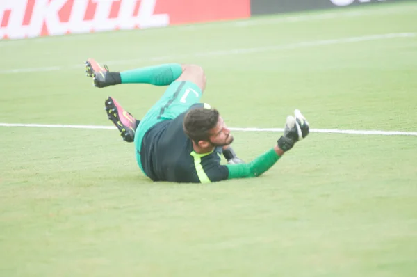 Brasil Enfrenta Haiti Durante Centenário Copa América Orlando Florida Camping — Fotografia de Stock