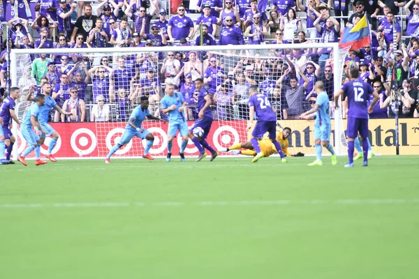 Orlando City Host New York City Orlando City Stadium Orlando — Stock fotografie