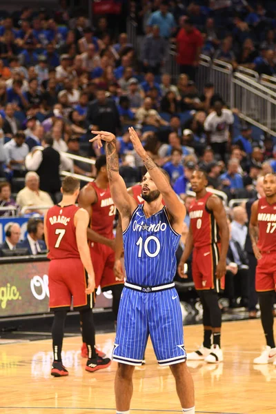 Orlando Magic Acogerá Miami Heat Amway Center Orlando Florida Octubre —  Fotos de Stock