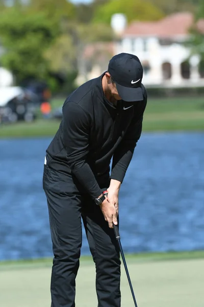 Podczas Trzeciej Rundy Zawodowej Arnold Palmer Bay Hill Club Lodge — Zdjęcie stockowe