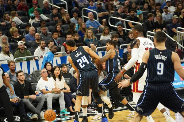 Basketbol Sezonu Orlando Magic Miami Heat Karşı Ocak 2020 — Stok fotoğraf