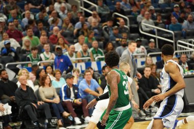 Orlando Magic, Boston Celtics 'i 24 Ocak 2020' de Orlando, Florida 'da Amway Center' da ağırladı..   