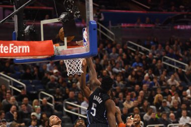 Orlando Magic 29 Ocak 2019 'da Orlando Florida' daki Amway Center 'da OklahomaCity Thunder' a ev sahipliği yaptı.