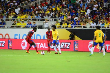 Brezilya, 8 Haziran 2016 tarihinde Orlando Florida 'daki Copa America Centenario' da Haiti ile karşılaştı..