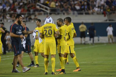 Paris Saint-Germain, Tottenham Hotspur 'a karşı 22 Temmuz 2017' de Orlando Florida 'daki Citrus Bowl' da.  
