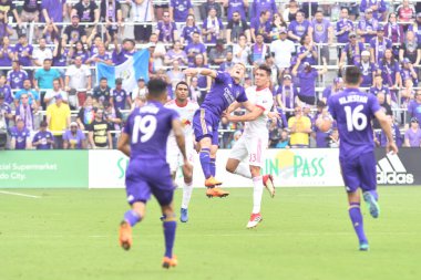 Orlando City, 31 Mart 2018 'de Orlando Florida' daki Exploria Stadyumu 'nda New York Red Bulls' a ev sahipliği yaptı..  