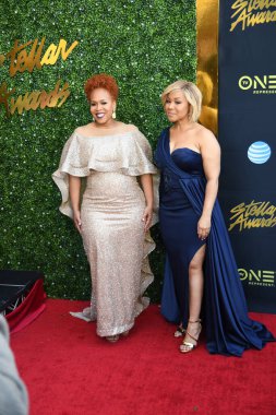 24 Mart 2018 Cumartesi günü Las Vegas 'taki Orleans Resort' ta düzenlenen 33. Yıldız Ödülleri Kırmızı Halı sırasında ünlüler.