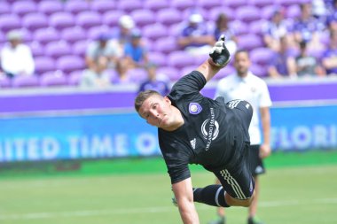 Orlando City 15 Nisan 2017 'de Florida, Orlando' daki Citrus Bowl 'da Los Angeles Galaksisine ev sahipliği yaptı..  