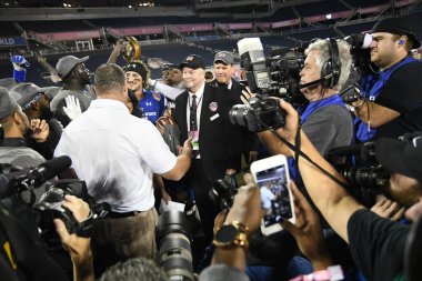 Georgia State Face Batı Kentucky Cure Bowl sırasında 16 Aralık 2017 'de Orlando Florida' daki Citrus Bowl 'da.  