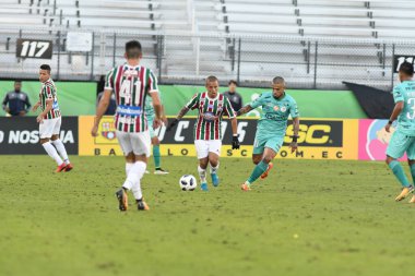 Fluminense, Florida Kupası 'nda 15 Ocak 2018' de Orlando Florida 'da oynanan Spektrum Stadyumu' nda Barcelona SC 'ye karşı..