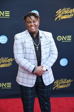 24 Mart 2018 Cumartesi günü Las Vegas 'taki Orleans Resort' ta düzenlenen 33. Yıldız Ödülleri Kırmızı Halı sırasında ünlüler.