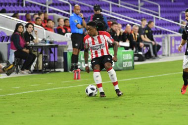 Korintliler, 10 Ocak 2018 'de Orlando City Stadyumu' nda düzenlenen Florida Kupası 'nda PSV Eindhoven' a karşı..  