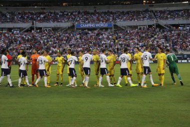 Paris Saint-Germain, Tottenham Hotspur 'a karşı 22 Temmuz 2017' de Orlando Florida 'daki Citrus Bowl' da.   