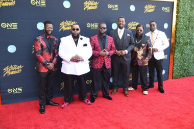 24 Mart 2018 Cumartesi günü Las Vegas 'taki Orleans Resort' ta düzenlenen 33. Yıldız Ödülleri Kırmızı Halı sırasında ünlüler.