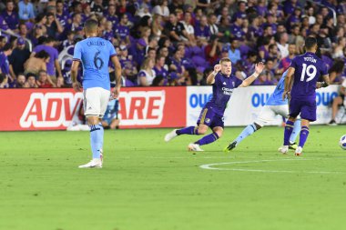 Orlando City 26 Temmuz 2018 'de Florida Exploria Stadyumu' nda NYC FC 'ye ev sahipliği yaptı. Fotoğraf: Marty Jean-Louis