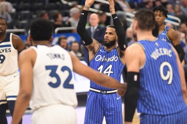 Orlando Magic, 7 Şubat 2019 'da Orlando, Florida' da bulunan Amway Arena 'da Minnesota Timberwolves' a ev sahipliği yapar..  