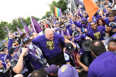 Orlando City 26 Temmuz 2018 'de Florida Exploria Stadyumu' nda NYC FC 'ye ev sahipliği yaptı. Fotoğraf: Marty Jean-Louis
