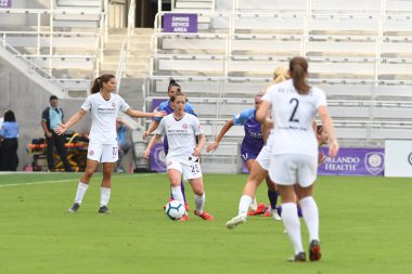 Orlando Pride 14 Nisan 2019 'da Orlando City Stadyumu' nda Portand Thorns 'a ev sahipliği yapıyor..