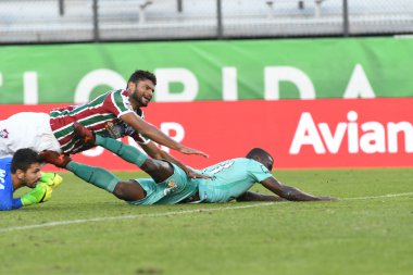 Fluminense, Florida Kupası 'nda 15 Ocak 2018' de Orlando Florida 'da oynanan Spektrum Stadyumu' nda Barcelona SC 'ye karşı..