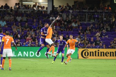 Orlando City SC, 22 Eylül 2018 'de Florida Exploria Stadyumu' nda Houston Dynamo 'yu ağırladı..