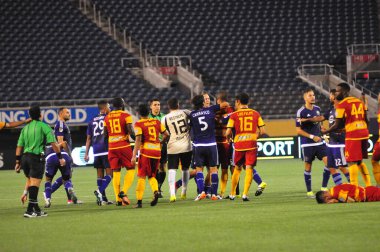 Orlando City SC, 29 Haziran 2016 'da Orlando Florida' daki Kamp Dünyası Stadyumu 'nda Fort Lauderdale Strikers' a ev sahipliği yaptı..