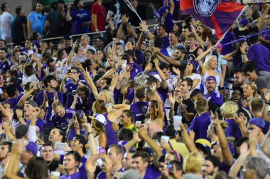 Orlando City, 24 Ağustos 2016 'da Orlando Florida' daki Kamp Dünyası Stadyumunda Toronto FC 'ye ev sahipliği yaptı..
