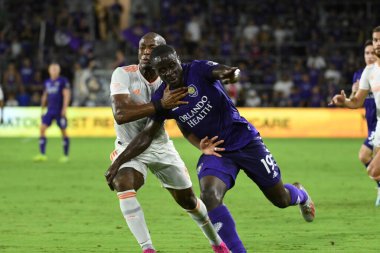 Orlando City, 23 Ağustos 2019 Cuma günü Florida, Orlando 'daki Exploria Stadyumu' nda Atlanta United 'a ev sahipliği yaptı.