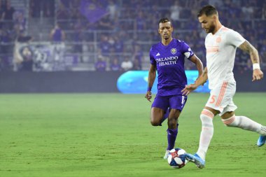 Orlando City, 23 Ağustos 2019 Cuma günü Florida, Orlando 'daki Exploria Stadyumu' nda Atlanta United 'a ev sahipliği yaptı.