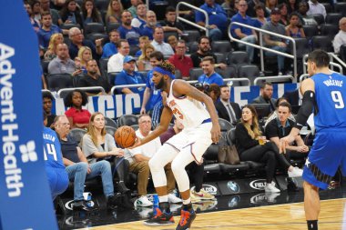 Orlando Magic 30 Ekim 2019 Çarşamba günü Orlando Forida 'daki Amway Center' da New York Knicks 'e ev sahipliği yaptı..