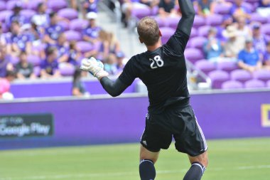 Orlando City 15 Nisan 2017 'de Florida, Orlando' daki Citrus Bowl 'da Los Angeles Galaksisine ev sahipliği yaptı..  