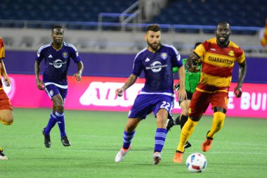 Orlando City SC, 29 Haziran 2016 'da Orlando Florida' daki Kamp Dünyası Stadyumu 'nda Fort Lauderdale Strikers' a ev sahipliği yaptı..