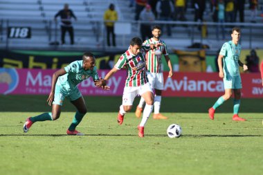 Fluminense, Florida Kupası 'nda 15 Ocak 2018' de Orlando Florida 'da oynanan Spektrum Stadyumu' nda Barcelona SC 'ye karşı..  