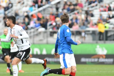 13 Ocak 2018 'de Orlando Florida' daki Spektrum Stadyumu 'nda düzenlenen Florida Kupası' nda Korucular Corinthianlara karşı..