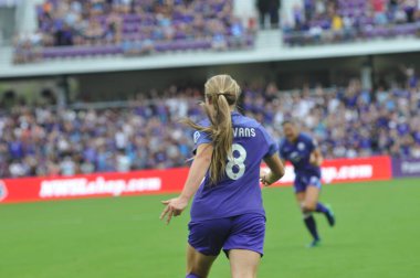 Orlando Pride 22 Nisan 2017 'de Orlando City Stadyumu' nda Washington Spirit 'e ev sahipliği yaptı..  