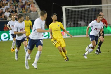 Paris Saint-Germain, Tottenham Hotspur 'a karşı 22 Temmuz 2017' de Orlando Florida 'daki Citrus Bowl' da.   
