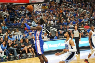 Orlando Magic 13 Ekim 2019 'da Florida, Orlando' daki Amway Center 'da Philadelphia 76ers' a ev sahipliği yaptı..