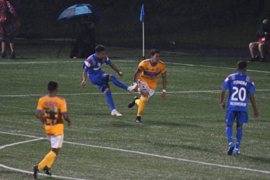 Atlanta United sunucusu Tigres & MLS Homegrown takımları 31 Temmuz 2018 'de Atlanta, Georgia' da düzenlenen MLS All Star haftasında.