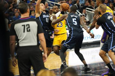 Orlando Magic 11 Aralık 2019 Çarşamba günü Orlando Forida 'daki Amway Center' da Los Angeles Lakers 'a ev sahipliği yaptı..  