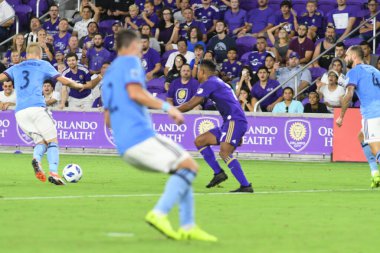 Orlando City 26 Temmuz 2018 'de Florida Exploria Stadyumu' nda NYC FC 'ye ev sahipliği yaptı. Fotoğraf: Marty Jean-Louis