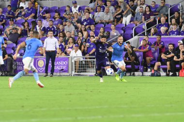 Orlando City 26 Temmuz 2018 'de Florida Exploria Stadyumu' nda NYC FC 'ye ev sahipliği yaptı. Fotoğraf: Marty Jean-Louis