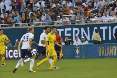 Paris Saint-Germain, Tottenham Hotspur 'a karşı 22 Temmuz 2017' de Orlando Florida 'daki Citrus Bowl' da. 