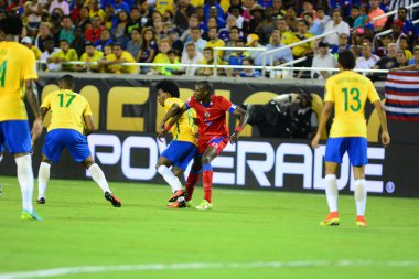 Brezilya, 8 Haziran 2016 tarihinde Orlando Florida 'daki Copa America Centenario' da Haiti ile karşılaştı..
