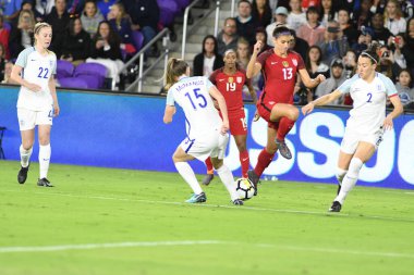 ABD, 7 Mart 2018 tarihinde Orlando City Stadyumu 'ndaki SheBelives Kupası' nda İngiltere ile karşı karşıya geldi..  