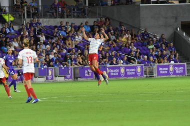 Orland Pride, 25 Ağustos 2018 'de Orlando Florida' daki Exploria Stadyumu 'nda Chicago Red Stars' a ev sahipliği yapıyor..  