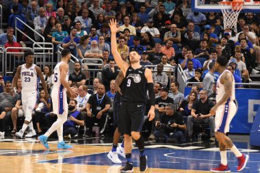Orlando Magic, Philadelphia 76ers 'ı 14 Kasım 2018' de Orlando Florida 'daki Amway Center' da ağırlıyor..