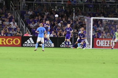 Orlando City 26 Temmuz 2018 'de Florida Exploria Stadyumu' nda NYC FC 'ye ev sahipliği yaptı. Fotoğraf: Marty Jean-Louis